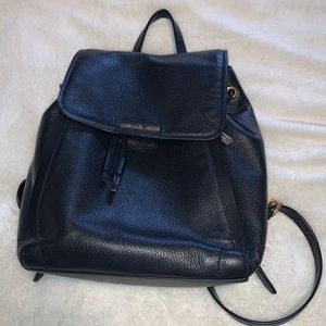 Black Michael Kors Drawstring Backpack